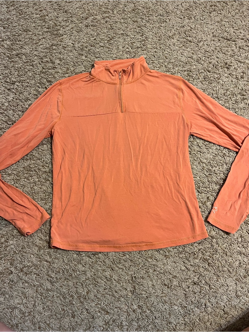 Horny Toad Women’s Long Sleeve Quarter-Zip Top - Orange